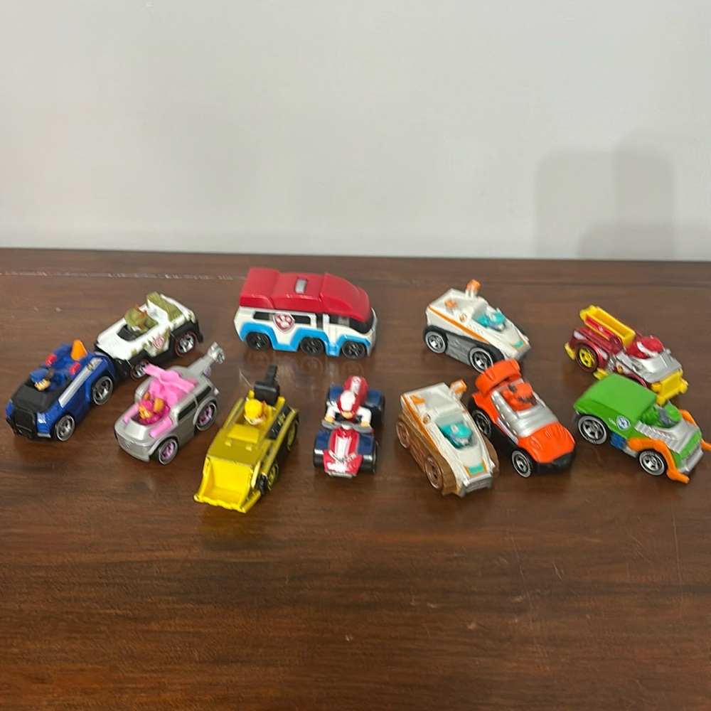 Paw Patrol Diecast Cars Set